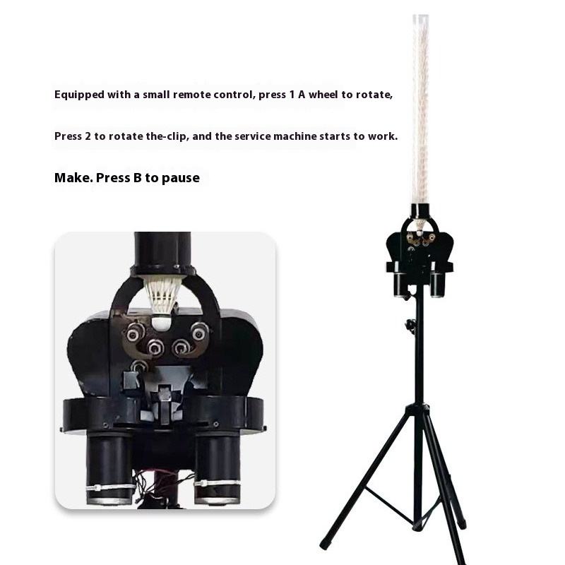 Badminton Shuttlecock - Automatic Badminton Serve Training Equipment-Intelligent Remote