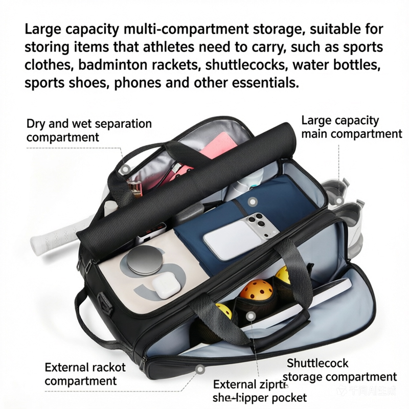 Professional Pickleball Racque - Badminton Bag review and price
