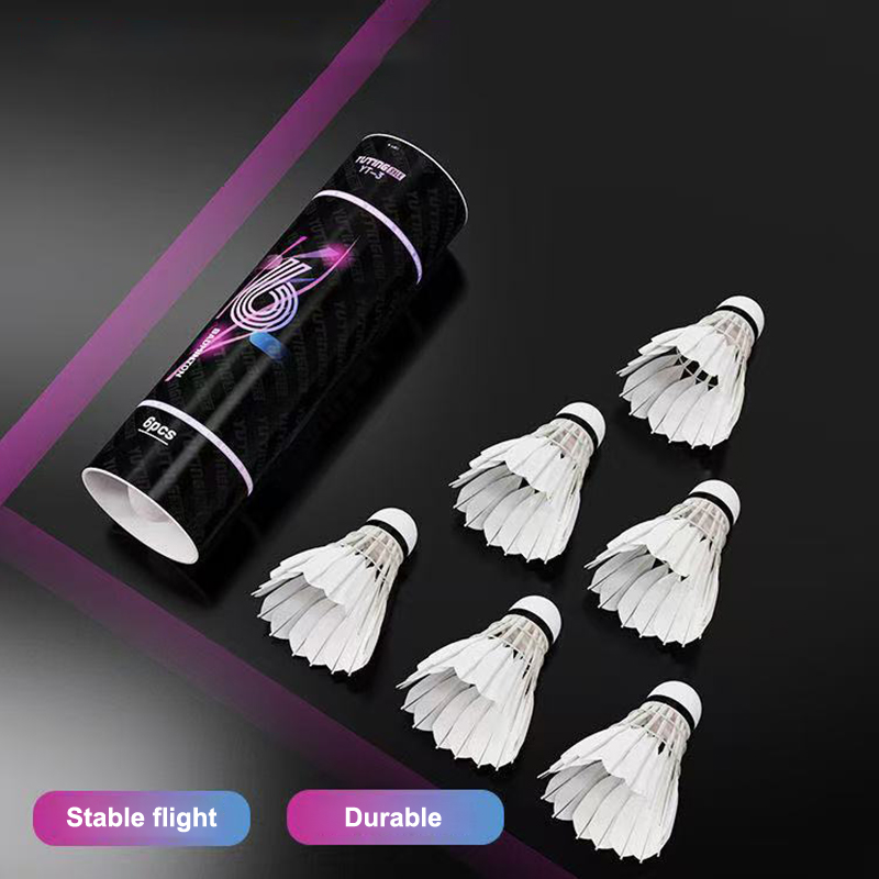 3/6Pcs Badminton Balls Shuttle - Feather Shuttlecock review and price